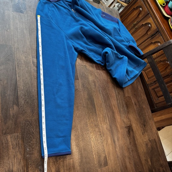 Marmot Men's XXL Blue Full Zip Fleece Polartec Pockets Outdoor Jacket - Picture 6 of 16
